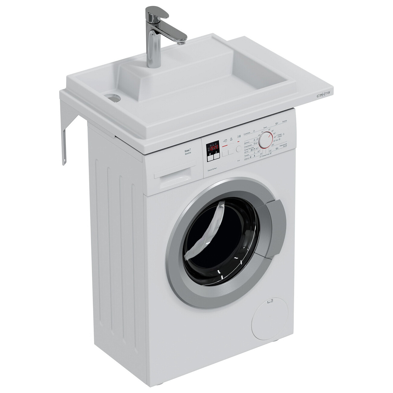 Раковина над стиральной машиной 50х75 см белая "Юпитер" 900138 - изображение 4