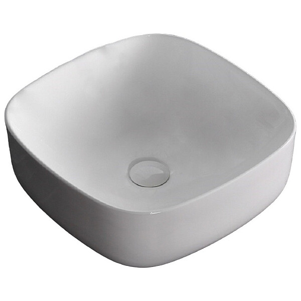 Раковина накладная керамическая квадратная белая Cerutti SPA CR0010 - изображение 1