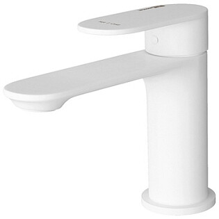 Смеситель для раковины из латуни белый Wasserkraft Mindel 8503