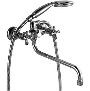 Смеситель универсальный хром Lemark Flora LM0151C