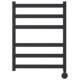 Полотенцесушитель электрический левый, правый 50х60 см черный Point &quot;Меркурий&quot; PN83156BE П6