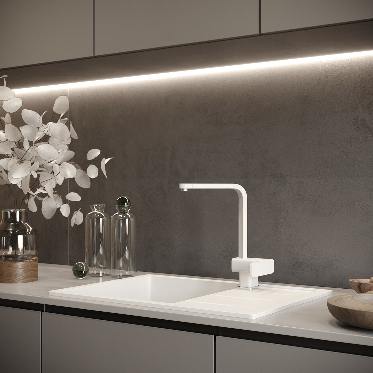 Смеситель для кухни однорычажный агат Domaci "Солерно" DC-3014 - изображение 2