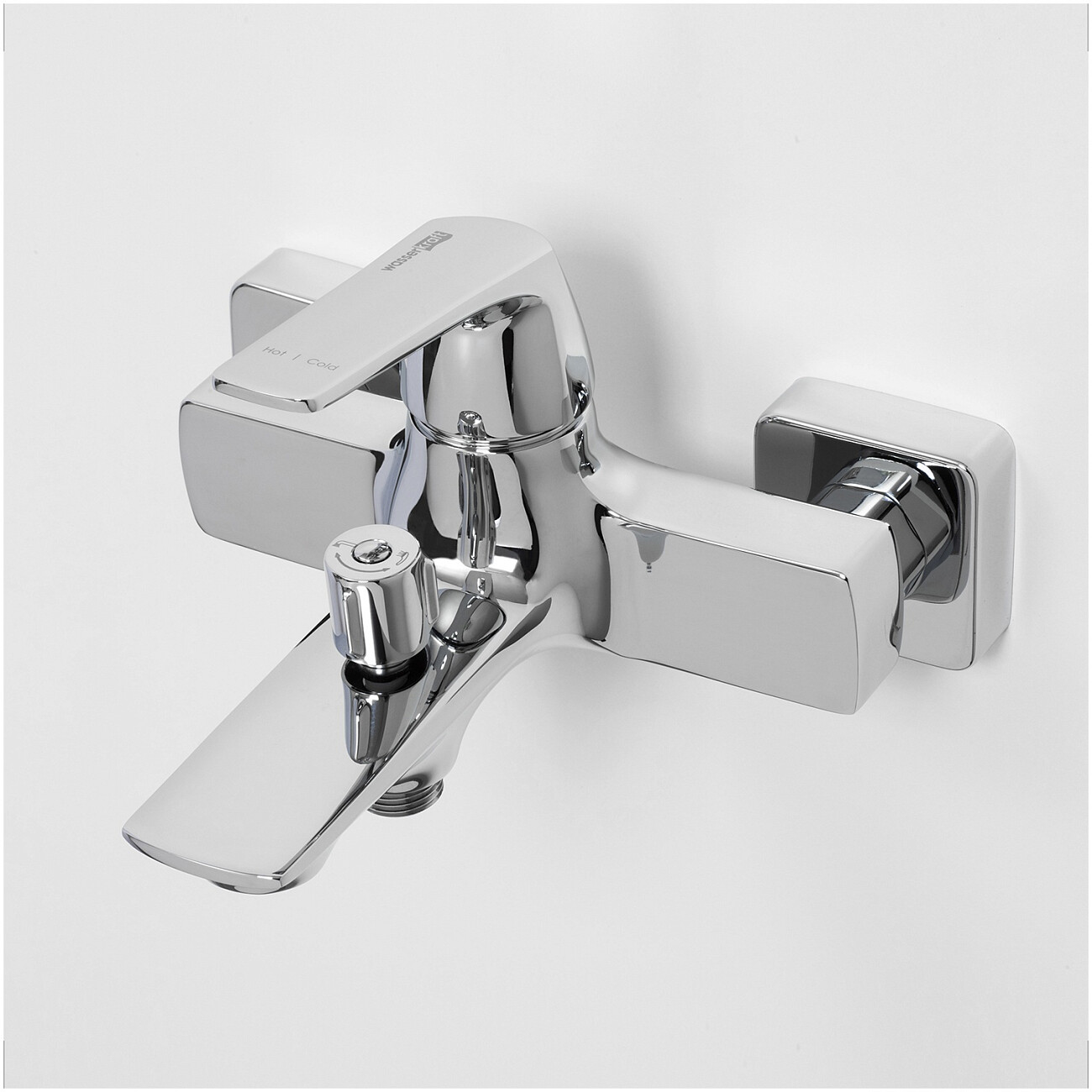 Смеситель для ванны с коротким изливом хром Wasserkraft Neime 1901 - изображение 6