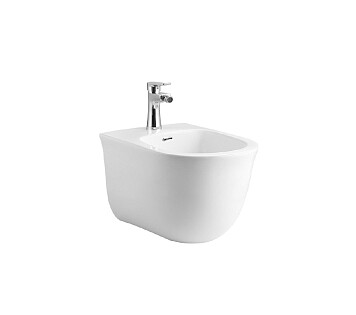 Биде подвесное фарфоровое овальное белое Aquatek &quot;Классик&quot; AQ1161-00