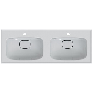 Раковина двойная накладная 46х120 см белая СаНта &quot;Венера 120&quot; 700466