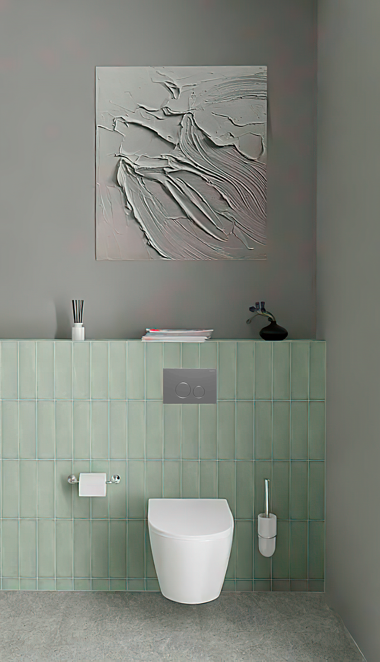 Кнопка смыва для унитазов хром глянцевый Aquatek 005B KDI-0000018 - изображение 4