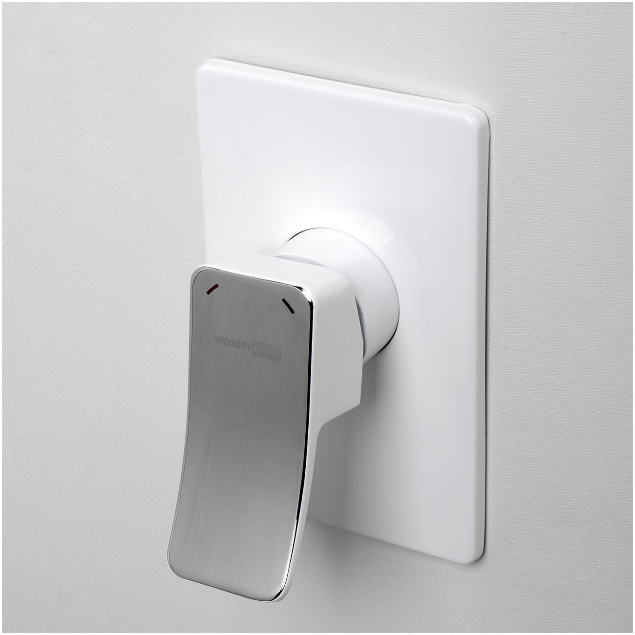 Смеситель для душа встраиваемый белый Wasserkraft 10651W - изображение 2