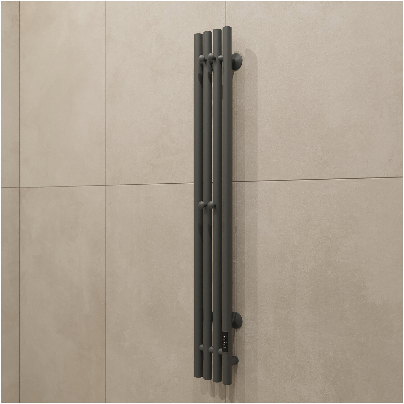 Полотенцесушитель электрический графит матовый Ewrika "Пенелопа V 120" - изображение 6