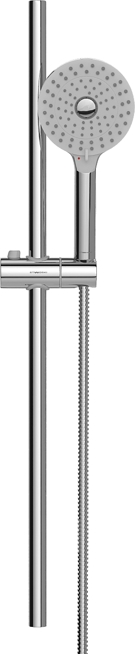 Душевая стойка с держателем хром Stworki "Хельсинки" S178014-2B02-3 - изображение 4