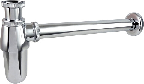 Сифон для раковины металлический хром Aquatek AQ6011CR