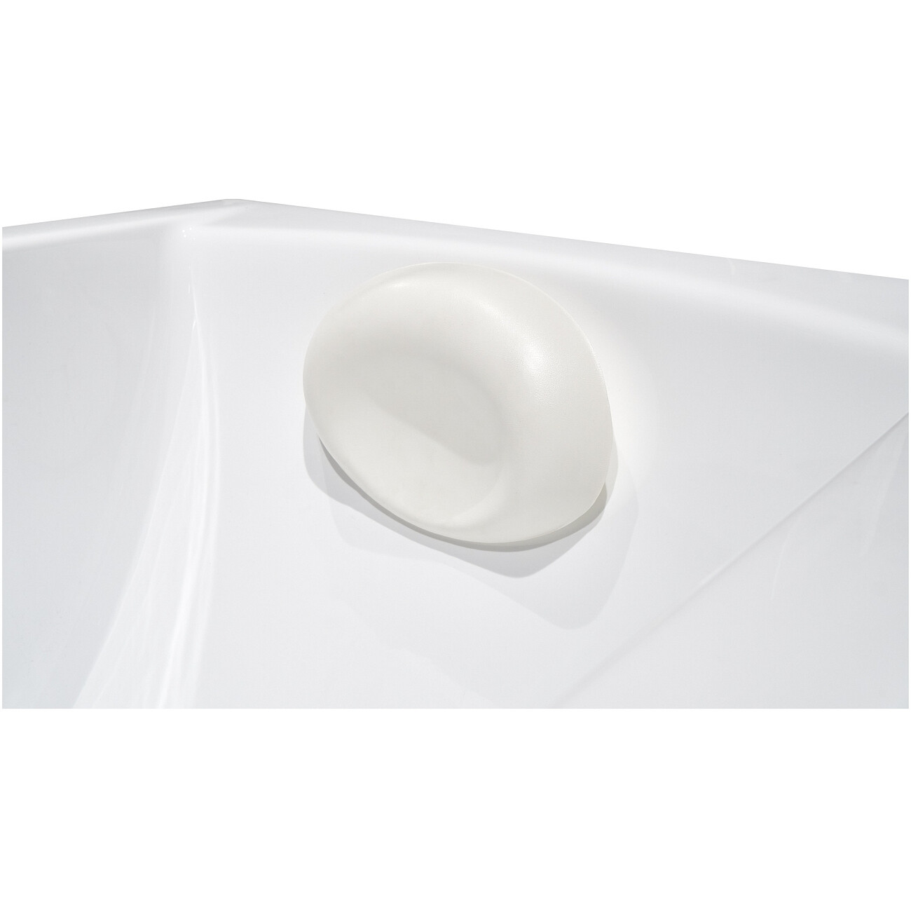Подголовник для ванны полиуретановый белый Creto 1-06PW - изображение 6