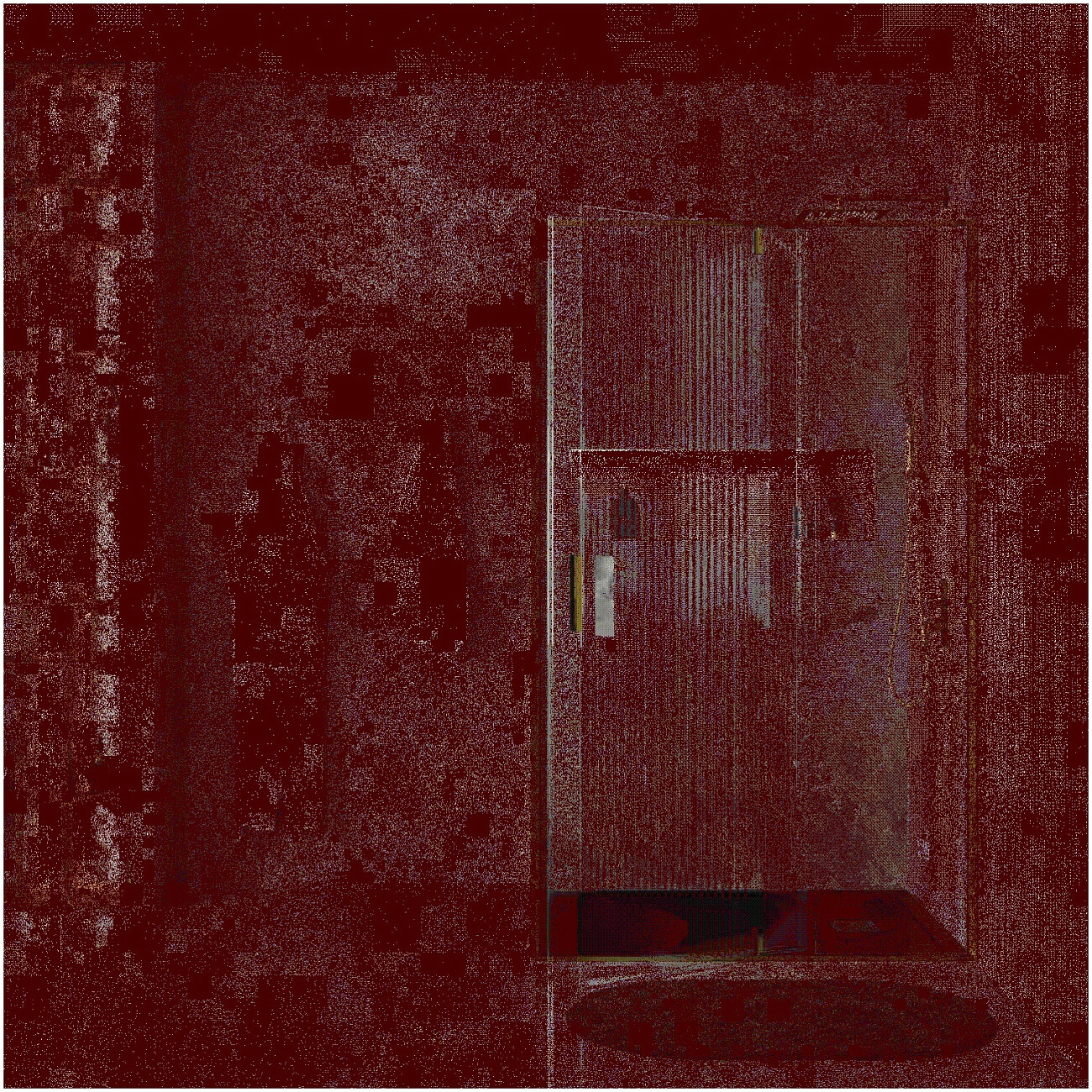 Душевая дверь распашная 120х200 см прозрачная, золото Wasserkraft Aisch 55P05 - изображение 9