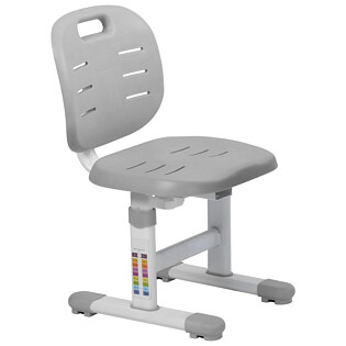 Стул-трансформер на металлических ножках серый Crocus Cubby