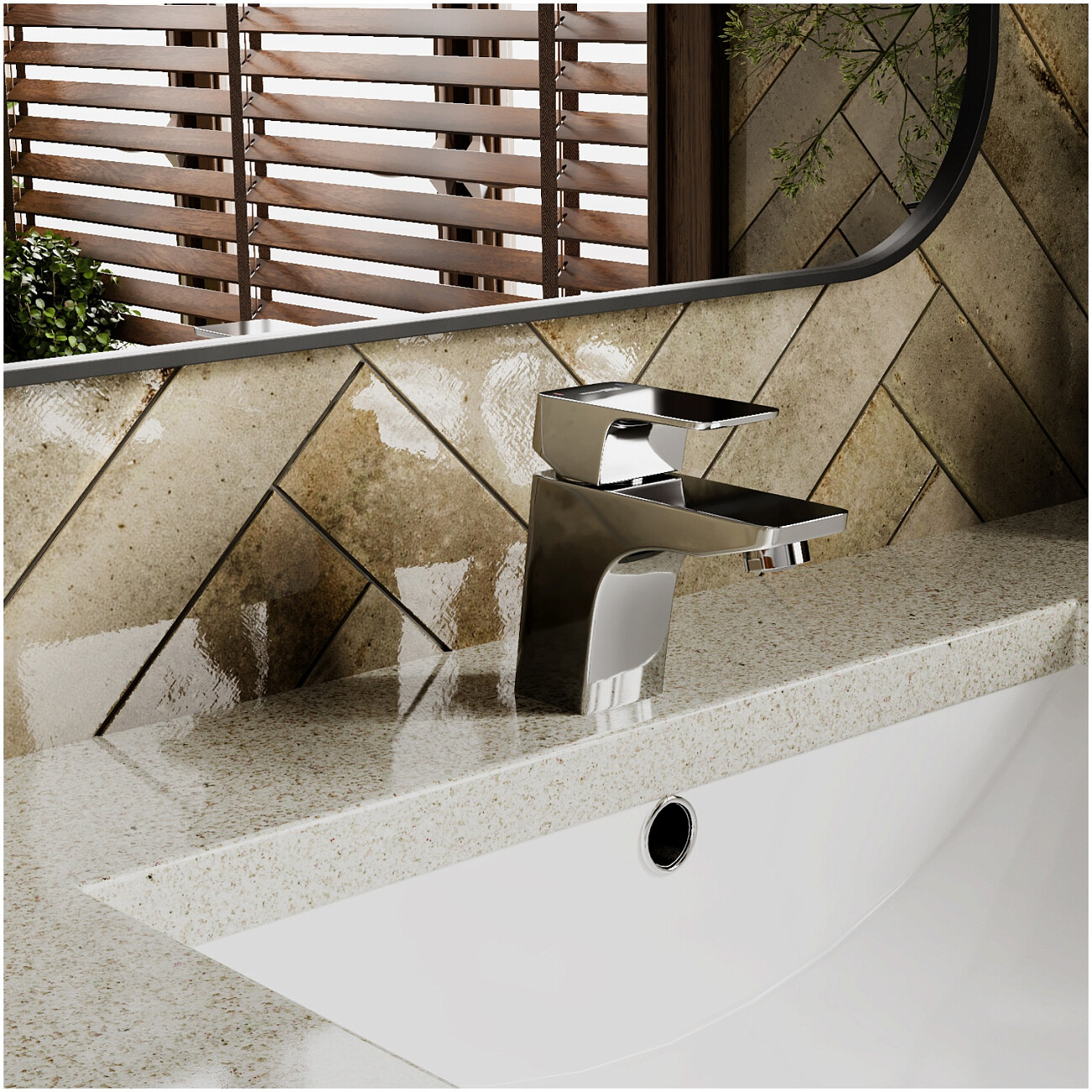 Смеситель для раковины из латуни хром Wasserkraft 2703 - изображение 6