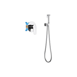 Гигиенический ручной душ со смесителем хром Aquatek AQ1119CR