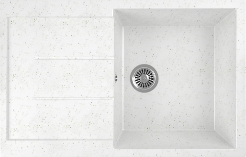 Мойка кухонная белая Domaci &quot;Бьелла&quot; DMC-25-331
