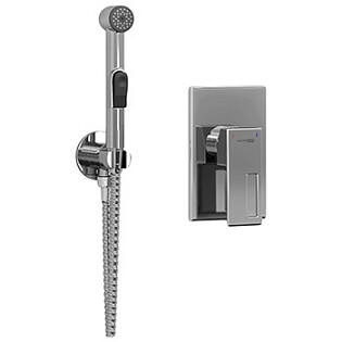 Гигиенический душ с встраиваемым смесителем хром Wasserkraft A01557