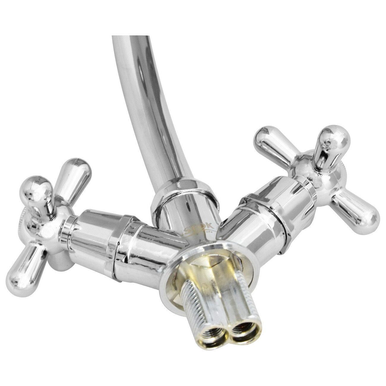 Смеситель для кухни двухвентильный хром Istok life Luxe 0402.437 - изображение 15