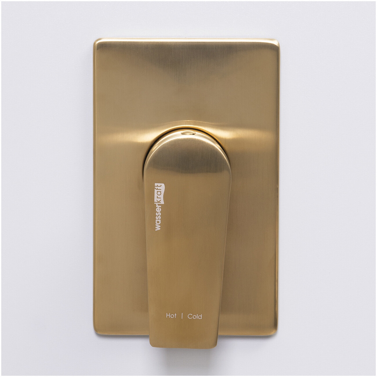 Смеситель для душа встраиваемый из латуни золотой Wasserkraft 5551 - изображение 3