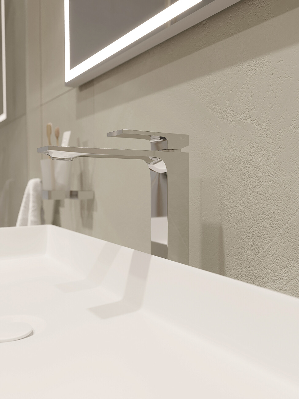 Смеситель для раковины однорычажный хром Stworki "Карлстад" KAS-02cr - изображение 8