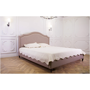 Кровать Cassis Upholstered двуспальная 160х200 бежевая