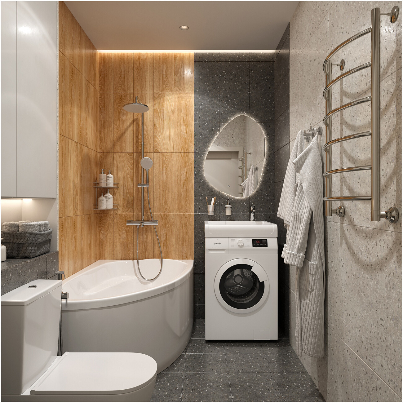 Раковина на стиральную машину 60х60 см белая Diwo "Архангельск" RnDAA-60 - изображение 5