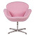 Кресло дизайнерское светло-розовое Swan Chair