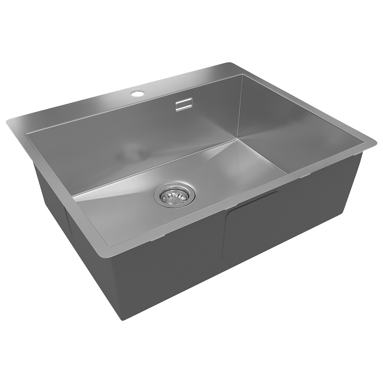 Кухонная мойка из нержавеющей стали 50х60 см полированная сталь Reflexion Iseo RX2260SS - изображение 4