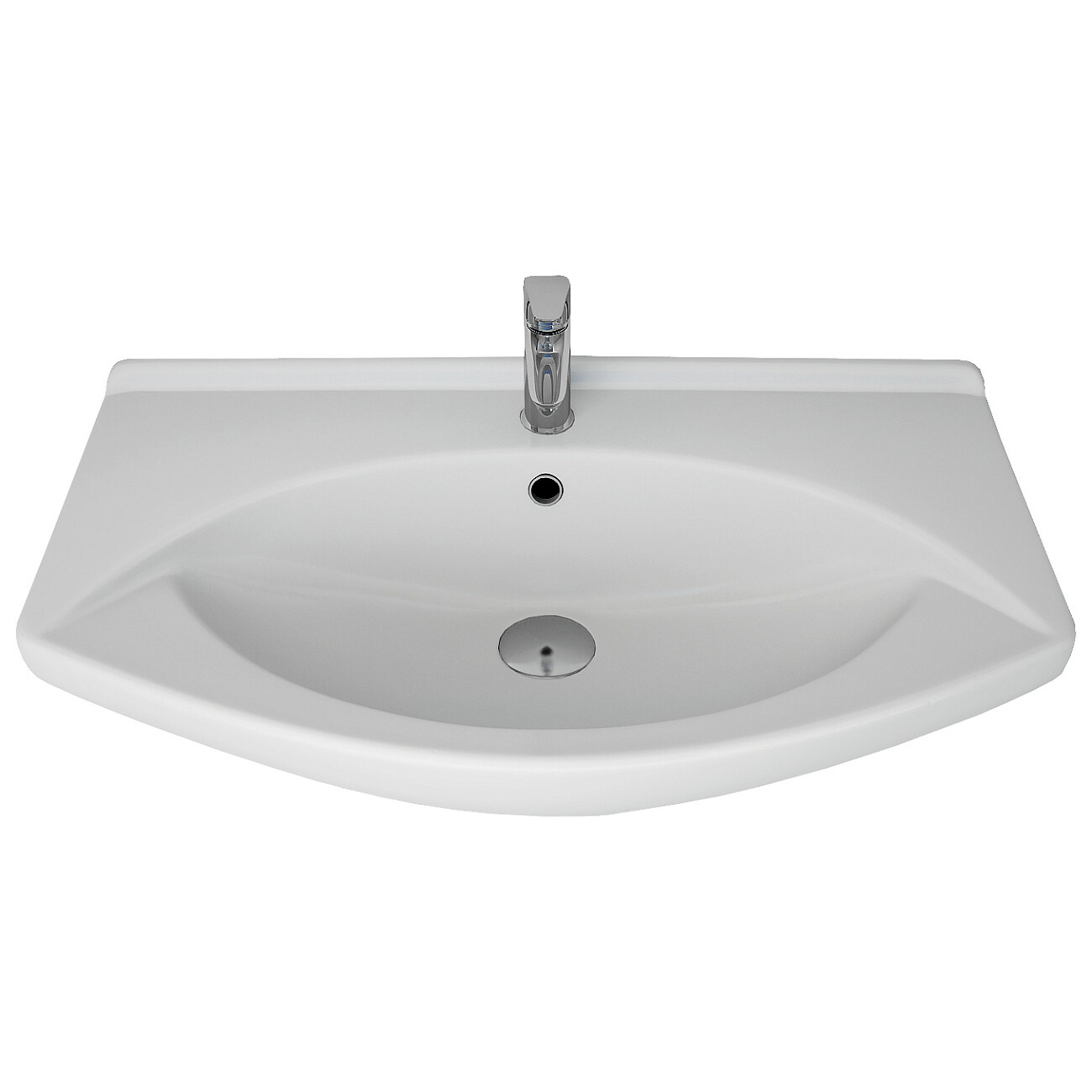 Умывальник мебельный белый Dreja "Лагуна 75" 028230 - изображение 2