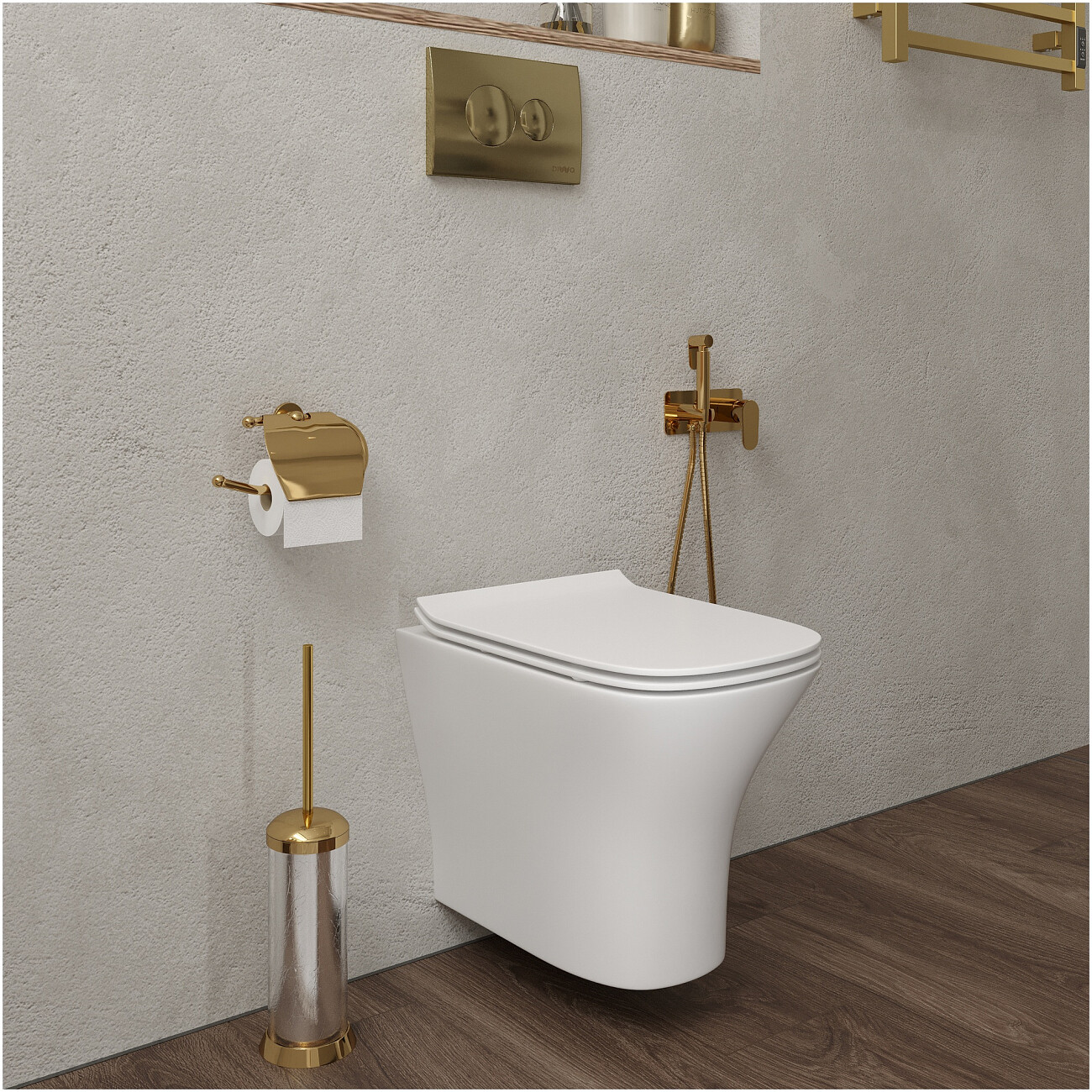 Унитаз подвесной безободковый с микролифтом белый Stworki "Олланд" S01401WH - изображение 5