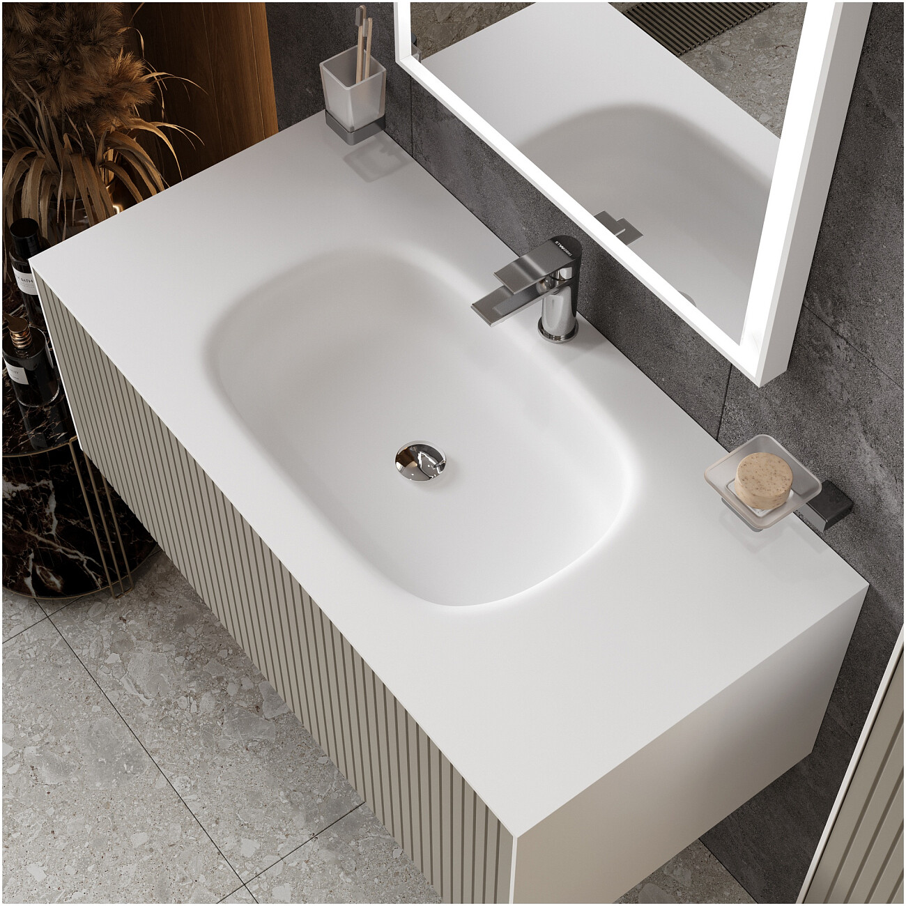 Смеситель для раковины однорычажный хром Stworki "Колдинг" S32010CR - изображение 7