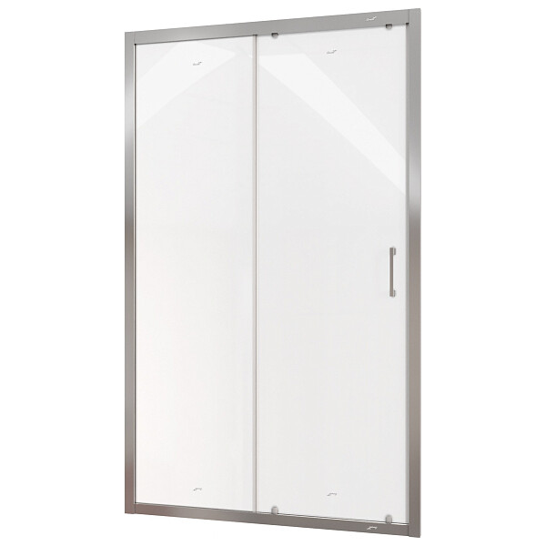 Дверь душевая в нишу 120х195 см прозрачная, хром Cerutti SPA GLORIA D120 - изображение 1