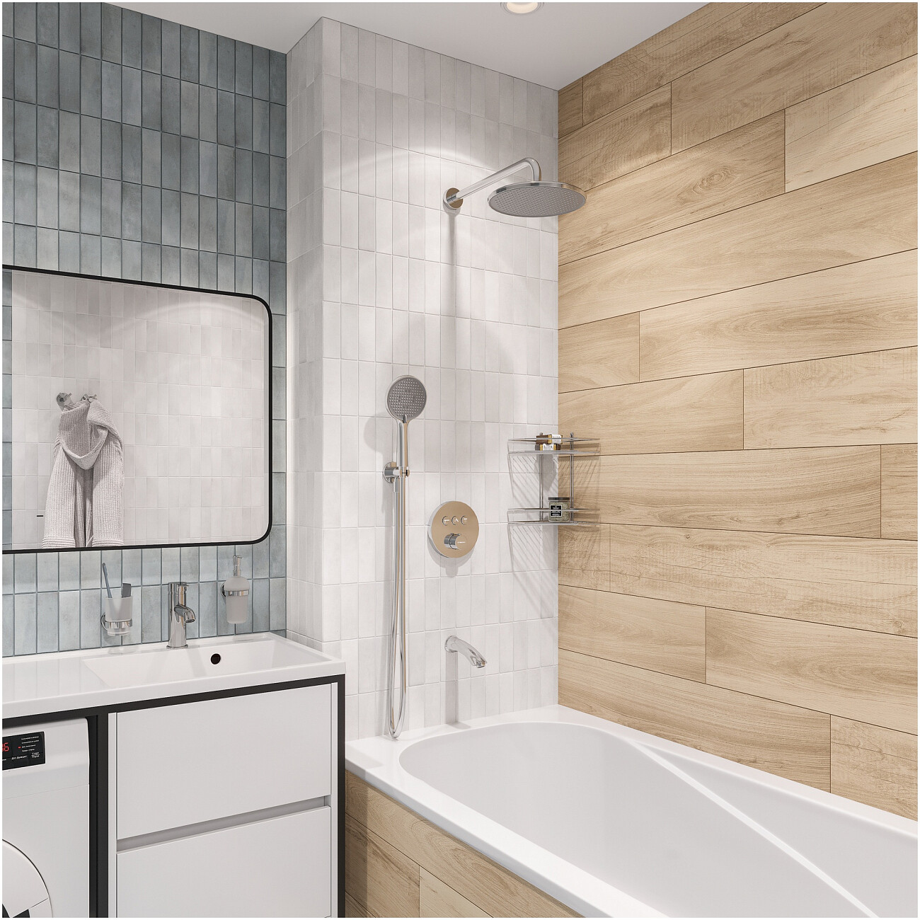 Душевой комплект и изливом хром Stworki "Левангер" S07210CR - изображение 8