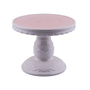 Купол декоративный с кроликом Большой Розовый