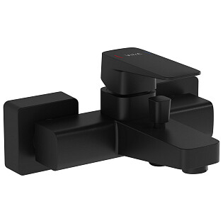 Смеситель для ванны однорычажный черный Vitra Root Square A4273736EXP