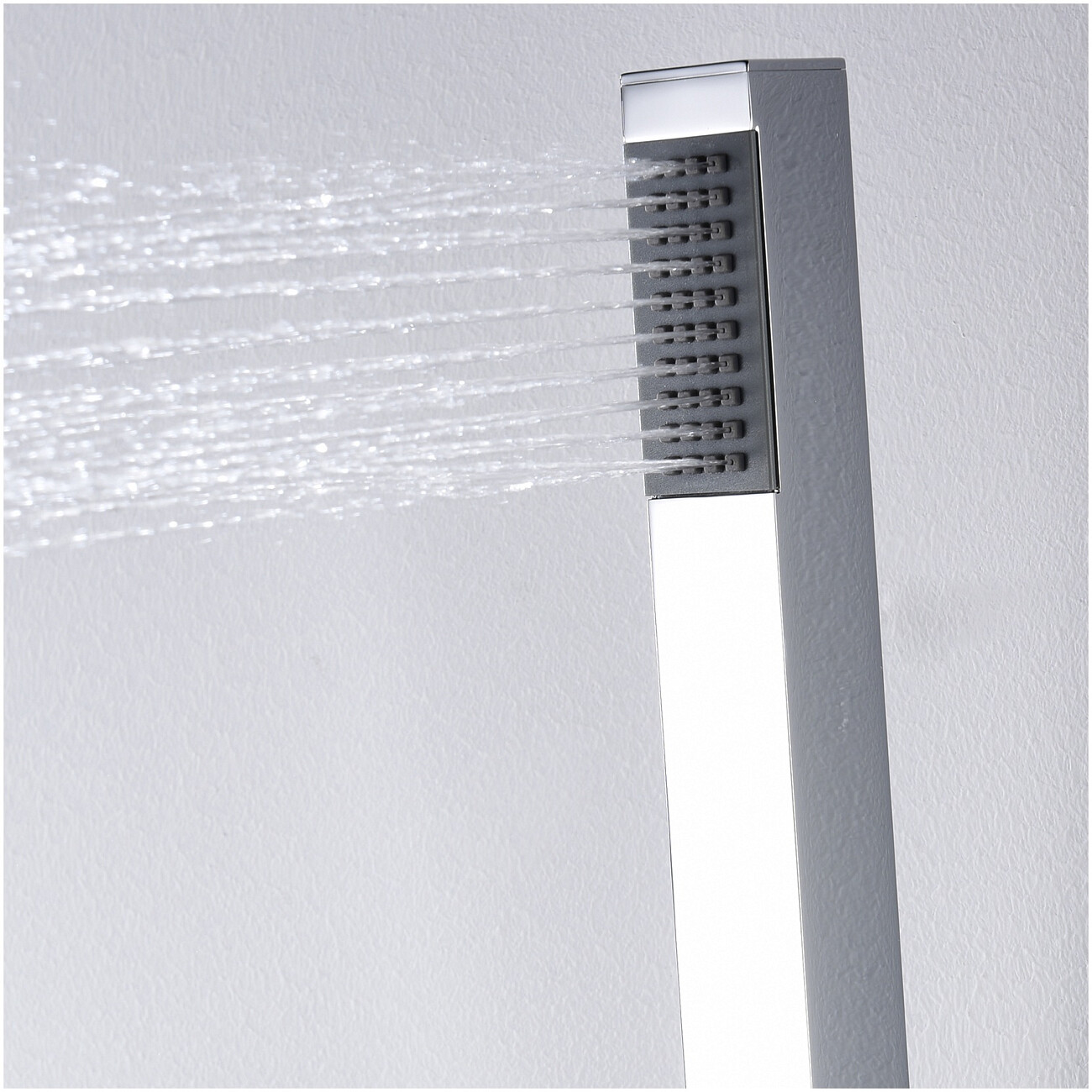 Лейка для ручного душа квадратная 3 см хром Wasserkraft A106 - изображение 2
