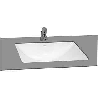Раковина встраиваемая фарфоровая прямоугольная 42х53 cм белая Vitra S50 5339B003-0012