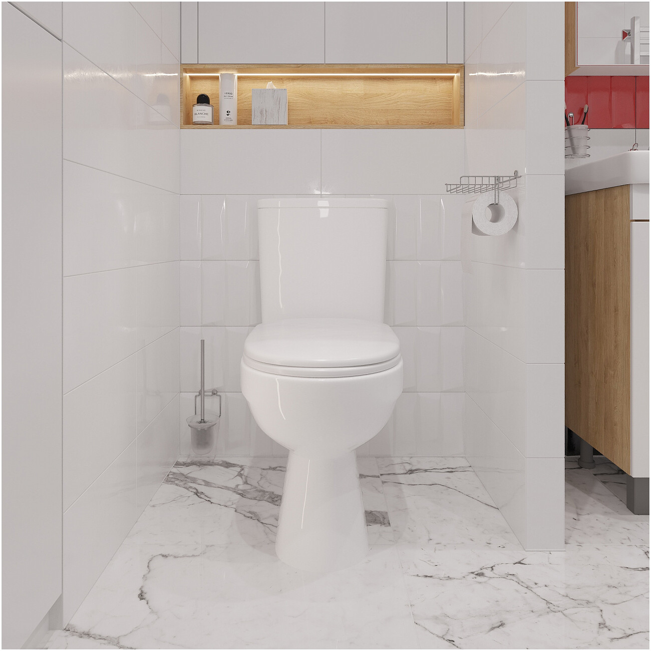 Унитаз напольный овальный белый Diwo "Сочи" 0402 - изображение 6