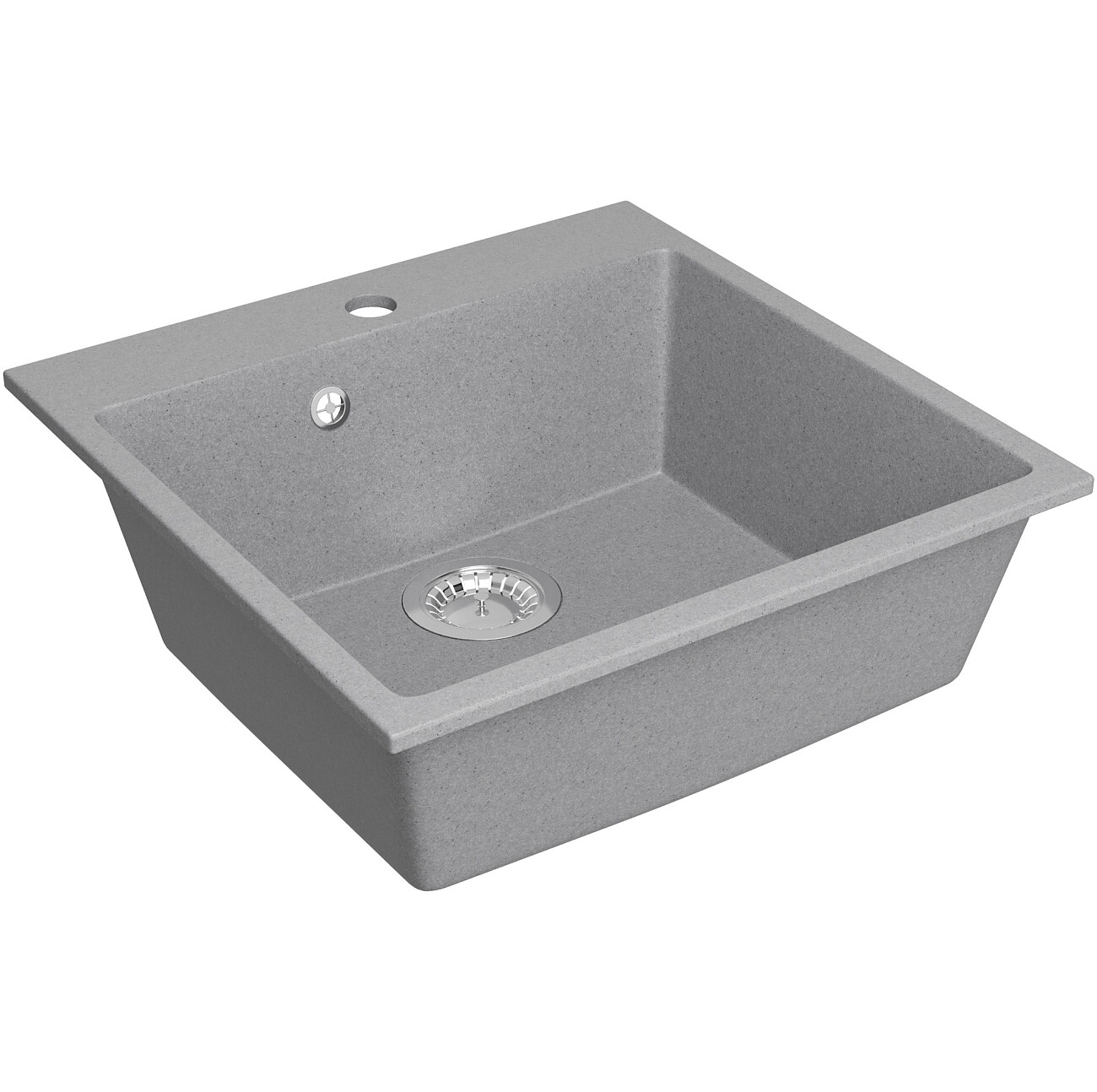 Мойка кухонная светло-серая Domaci "Болонья" М-42-006 - изображение 9