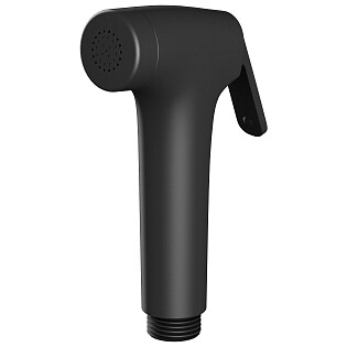 Лейка гигиенического душа круглая 3 см матовая черная Timo SL-2053-03