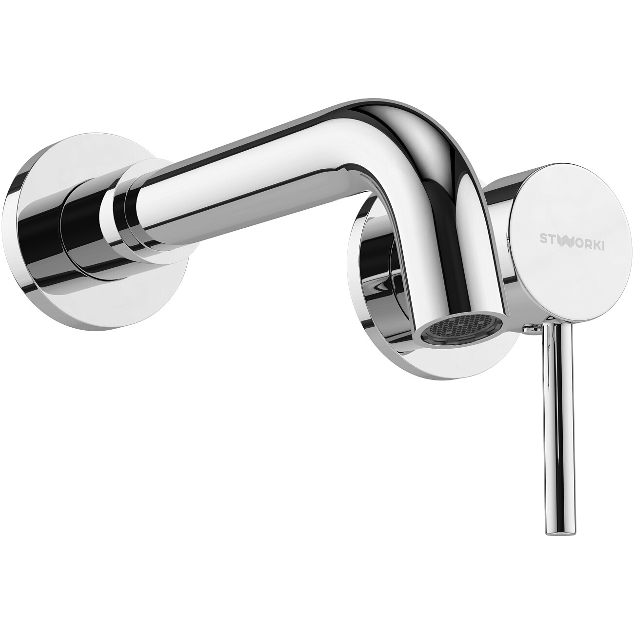 Смеситель для раковины встраиваемый хром Stworki "Эстерсунд" S31040CR - изображение 8