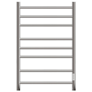 Полотенцесушитель электрический 40х80 см с диммером справа хром Point &quot;Аврора&quot; PN10848 П8