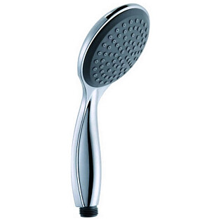 Лейка для ручного душа круглая 10 см серая, хром D&K DC1101701