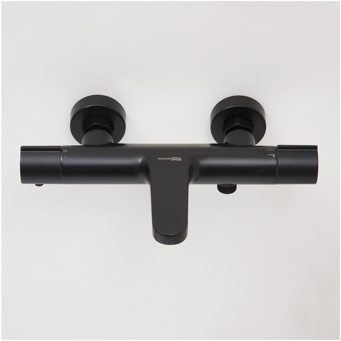 Смеситель для ванны термостатический черный Wasserkraft 7411 Thermo - изображение 8