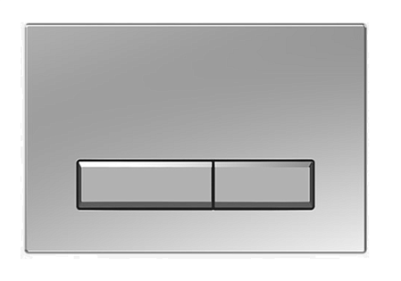 Кнопка смыва для унитазов хром глянцевый Aquatek 009B Slim KDI-0000023