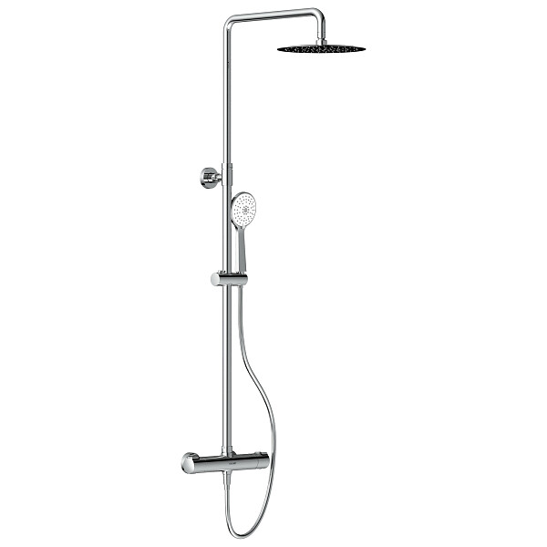 Душевая стойка с верхним душем и термостатом хром Cersanit Odra 63069 - изображение 1