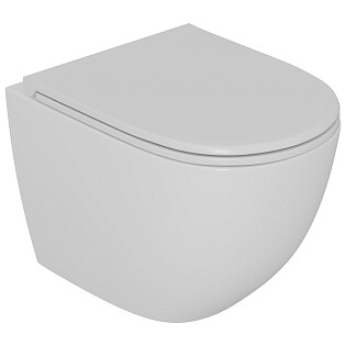 Унитаз подвесной безободковый белый D&K Matrix DT1396016