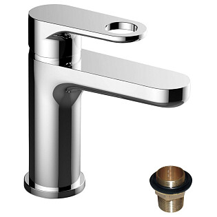 Смеситель для раковины хром Rossinka RS33-11U