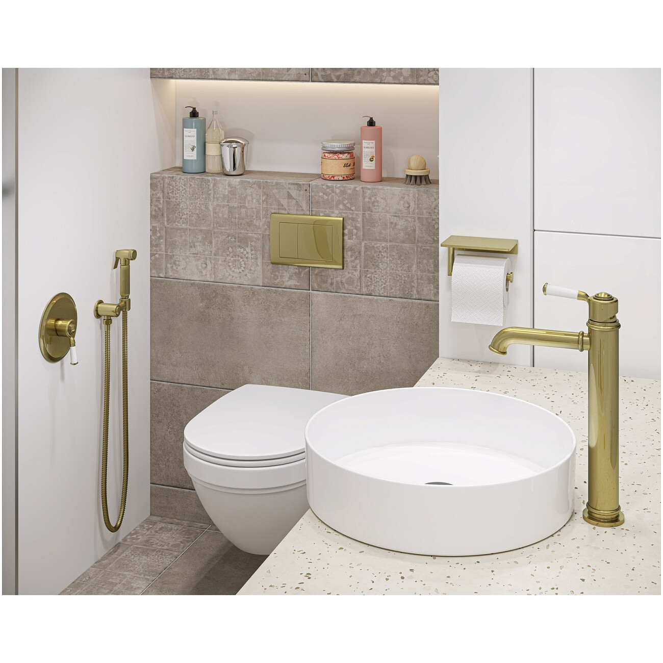 Смеситель для раковины-чаши однорычажный антик Timo Arisa 5311-02F - изображение 3