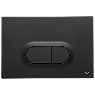 Кнопка смыва черная матовая Vitra Loop O 740-0511